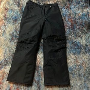 Black snow pants